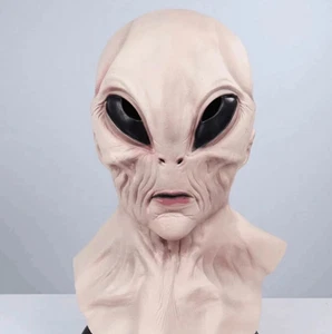New Alien Mask Scary Horrible Horror Magic Latex Costume Halloween Cosplay Party - Picture 1 of 4