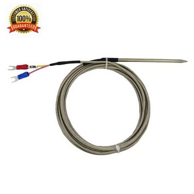 Sharp Pointed Waterproof SS Temperature Sensors Probe K Type BBQ Meat Probe - Image 1 of 4