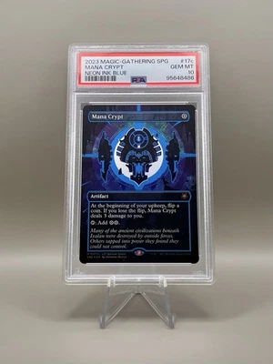 Mana Crypt (Neon Blue Ink) #17c MTG: Lost Caverns Of Ixalan (PSA 10 💎 Mint) - Image 1 of 3