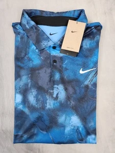Nike Dri-Fit Tour Blue Polo Golf Shirt Men's Size L-Tall FD5935-451 - Picture 1 of 12