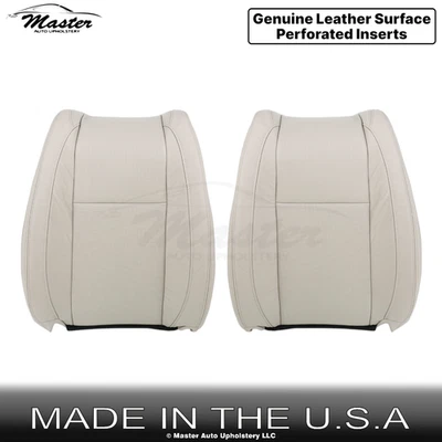 2007-2015 Fits Mazda CX-9 Genuine Leather Front Top Replacement Seat Covers Sand - Image 1 of 4