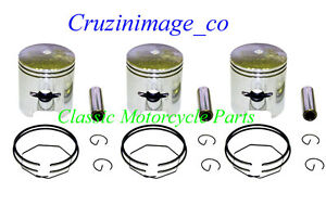 KAWASAKI H1 STANDARD SIZE PISTON SET Pistons,Rings,Pins,Clips,Include 10-H1PS