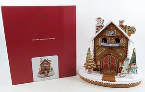 Hallmark Deck The Gingerbread House - Large Gingerbread House Keepsake 2022 - Picture 1 of 11