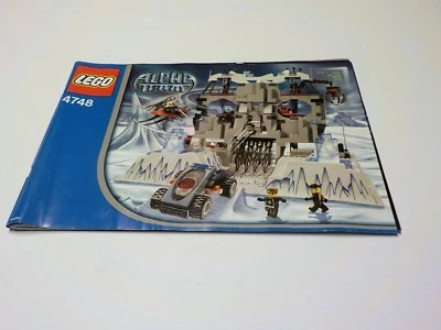 LEGO ALPHA TEAM OGEL'S MOUNTAIN FORTRESS 4748 INSTRUCTION MANUAL ONLY - Image 1 of 2