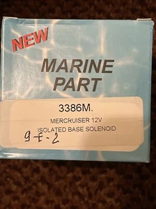 MES Marine 12V Isolated Base Solenoid For Mercruiser P/N 3386M - Picture 1 of 4