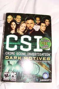 CSI: Crime Scene Investigation Dark Motives PC Game 2004 CIB - Picture 1 of 2
