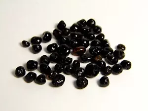 Lot of Baltic Amber Baroque Beads 3.7 gram Drilled With Holes Black Natural 1204 - Picture 1 of 8
