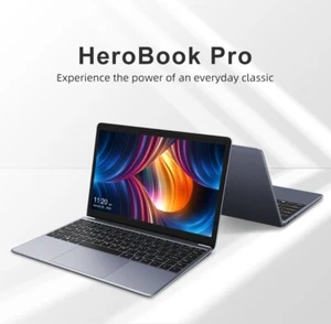 HeroBook Pro 14.1" FHD Display 8GB RAM 256GB SSD Intel Celeorn N4020 Laptop - Picture 1 of 10