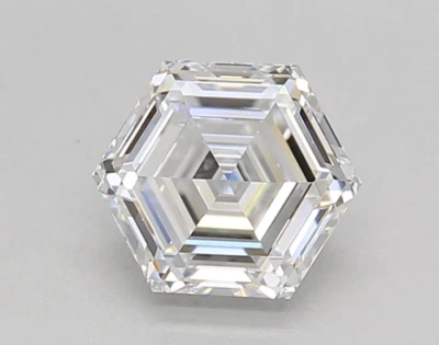 1 CT Hexagonal Lab Grown Diamond Ring | IGI Certified Jewelry Gift for Her - Image 1 of 2