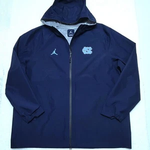 TEAM ISSUED Jordan North Carolina Tar Heels navy Gore-Tex jacket Adult Men's XL - Picture 1 of 7