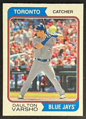 Daulton Varsho 2023 Topps Heritage #224 Toronto Blue Jays - Image 1 of 2