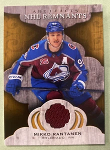 MIKKO RANTANEN / 2021 UPPER ARTIFACTS HOCKEY NHL REMNANTS RELIC #NR-MR** - Picture 1 of 2