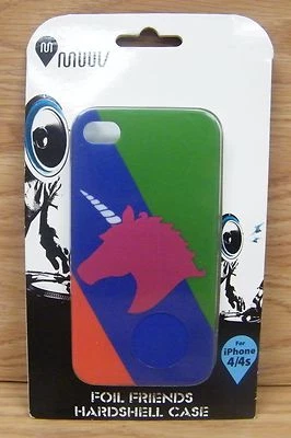 Genuine MUUV Foil Friends Unicorn Hardshell Case for iPhone 4/4s Only **NEW**  - Image 1 of 4