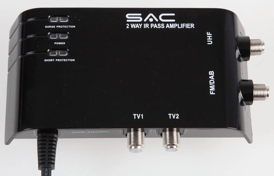SAC - 2-Way Indoor UHF/DAB IR Pass LTE Amplifier - Image 1 of 1