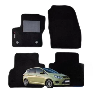KIT 4 Pezzi Tappeti Tappetini Moquette Adatti per FORD C-MAX 2010-2015 2 ATT. - Imagen 1 de 7