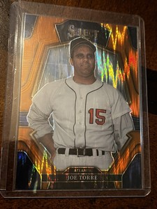 2023 Panini Select Premier Level Joe Torre Prizm Orange Mint Baseball Card #174