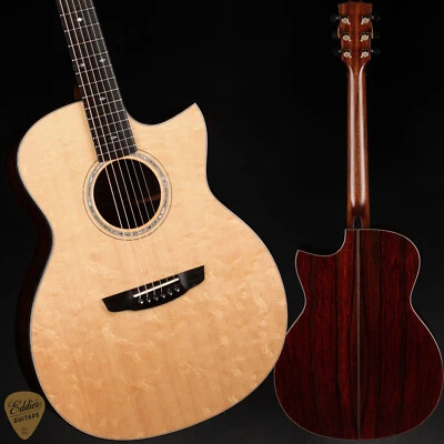 Goodall Concert Jumbo Cutaway – Bearclaw Sitka Spruce & Cocobolo #7196 - Image 1 of 4