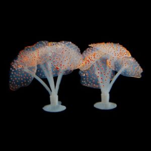 Silicone Glowing Artificial Coral FishTank Decorations for Aquarium Terrarium