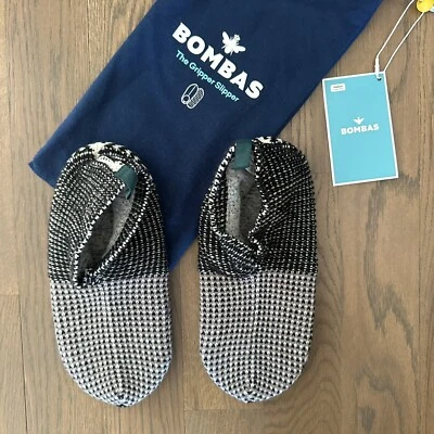 NWT Bombas Women's Gripper Slipper in Black and Grey Size Medium (9-11.5) - Image 1 of 4