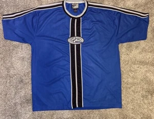 IMPAQ SPORTS Men's Polo Jersey Blue& White& Gray & Black XXL - Picture 1 of 7