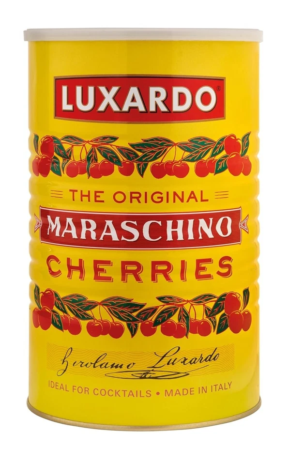 Luxardo Original Maraschino Cherries 12lb Commercial Tin Gourmet Cocktails Italy