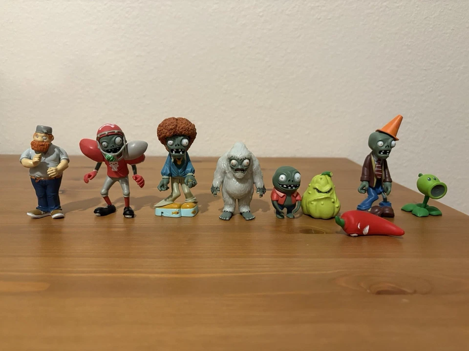 Lote de 9 figuras de acción Plants Vs Zombies juguetes Jazwares Foto 1 de 2