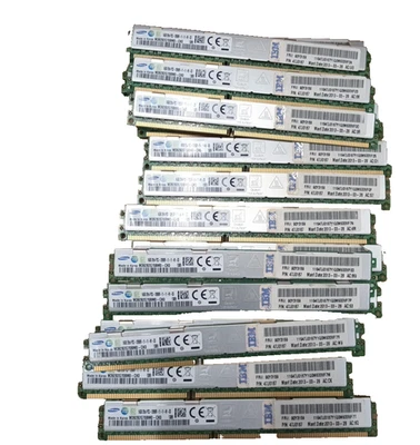 IBM 256GB KI T OF 16 x 16gb  2Rx4 PC3-12800R DDR3 VLP Server RAM FRU 90Y3159 sam - Image 1 of 4