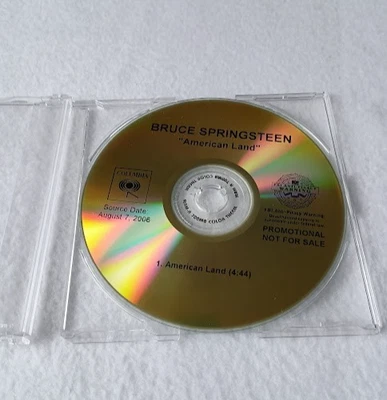 Bruce Springsteen Rare Promo CD American Land Single 2006 Columbia HTF - Image 1 of 4