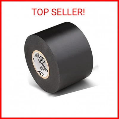 TAPIX Premium Quality Electrical Tape • 2 in Wide • 66 ft Long • Flame Retardant Vinyl