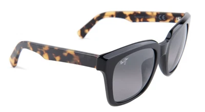 Gafas de sol polarizadas Maui Jim Heliconia 739-02B negras Tokio vidrio tortuga/gris Foto 1 de 4