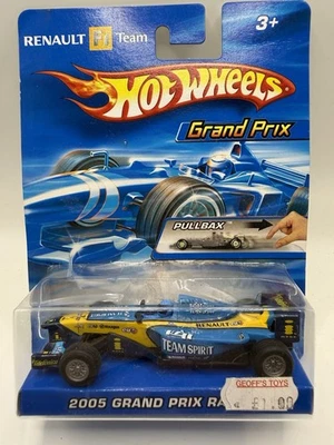 Hotwheels 2005 Grand Prix Racer Pullbax Renault F1 Team Rare Model Car - Image 1 of 2