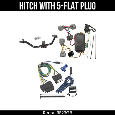 Enganche de remolque + cableado de 5 vías para 06-14 Honda Ridgeline 44528 receptor de 2" clase 3 Foto 1 de 4