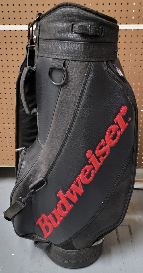 Burton Budweiser Golf Bag Single Strap, With Original Bud Zipper Pulls - Image 1 of 4