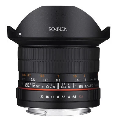 Rokinon 12mm F2.8 Full Frame Fisheye Lens (Canon EF) Certified Refurbished - Image 1 of 4