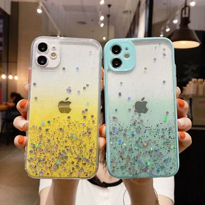 For iPhone 13/13 Pro/ 13 Pro Max /13 Mini Shockproof Glitter Silicone Case COVER - Picture 1 of 19