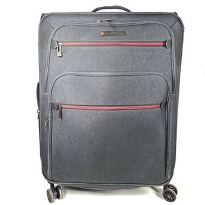 Air Canada 27" Spinner Softside Luggage Expandable Lightweight Suitcase Gray - Picture 1 of 8