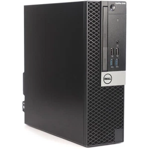 Dell Desktop Computer i3 SFF 8GB RAM 500GB HD Windows 10 PC Wi-Fi DVD/RW - Picture 1 of 6