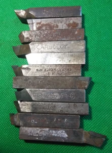 16 pcs. Tungsten Carbide Lathe Tool Bits 3/8" Shank Carboloy Machinist Gunsmith - Picture 1 of 3