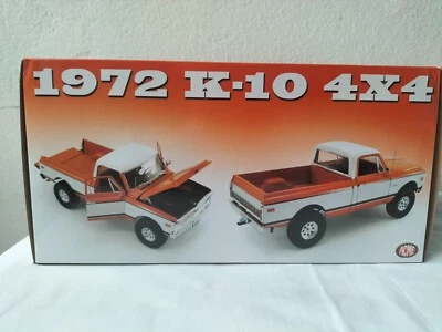 ACME 1/18 Scale A1807213 1972 Chevrolet K-10 4X4 Orange / White limited edition - Immagine 1 di 4