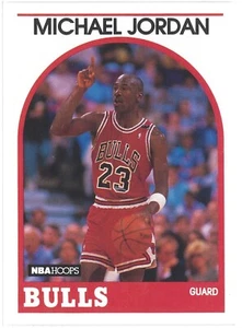 NBA Hoops 1989 Michael Jordan Basketball Card # 200 trading card - Picture 1 of 3