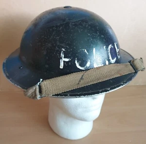 WW2 British Home Front Police Special-Constable's MK-II Brodie Helmet Dated 1940 - Picture 1 of 16