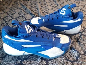 Jordan Luka 2 basketball shoes, blue and white, size 10.5 - Picture 1 of 10