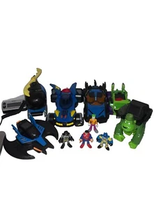 Imaginext DC Super Friends Lot Of 10 Vehicles And Figures Teen Titans Batman - Picture 1 of 24