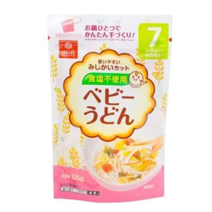 HAKUBAKU - Baby's Udon Noodle - Good for Baby - 3.5oz (100g) - For 7+ Months - Picture 1 of 2