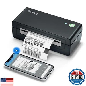 Gloryang Bluetooth Thermal Shipping Label Printer, 4X6 Inkless Label Machine  - Picture 1 of 5