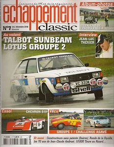 AUSPUFF CLASSIC 7 TALBOT SUNBEAM LOTUS Gr2 CHEVRON B19 1971 QUERON THERIER - Bild 1 von 3