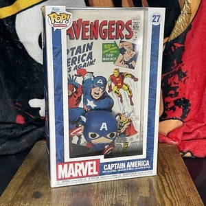 Funko Pop! Figura Capitán América de los Vengadores de Marvel portada de cómic - Imagen 1 de 6