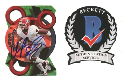Champ Bailey Signed/Autographed 1999 Press Pass Xs & Os Card Georgia BAS Beckett - Image 1 of 4