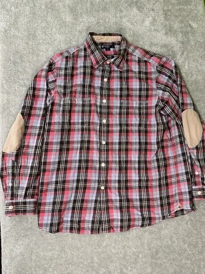 Cremieux Classics Shirt Mens Flannel Button Long Sleeve Blue Red Plaid Size XL - Image 1 of 4