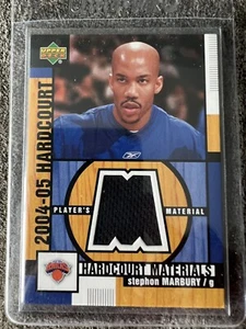 2004-05 Upper Deck Hardcourt Materials #HM-SM Stephon Marbury - Picture 1 of 2
